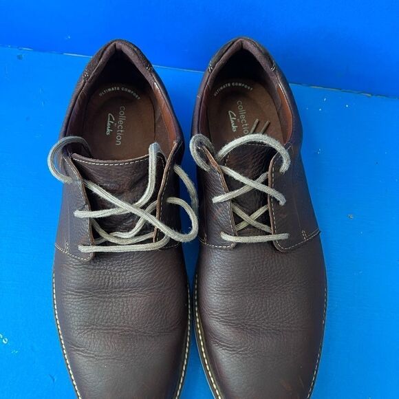 Collection by Clarks Men's Low-Cut Lace-Up Casual Shoes 14885 Brown Size 13M - Picture 3 of 6